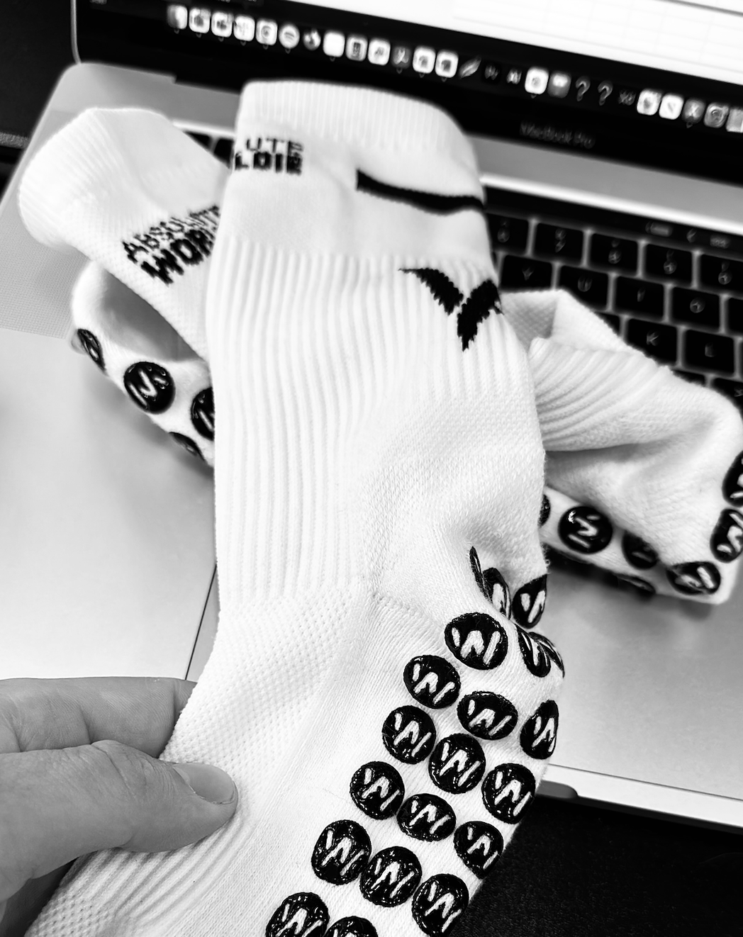 designing our absolute worldie grip socks